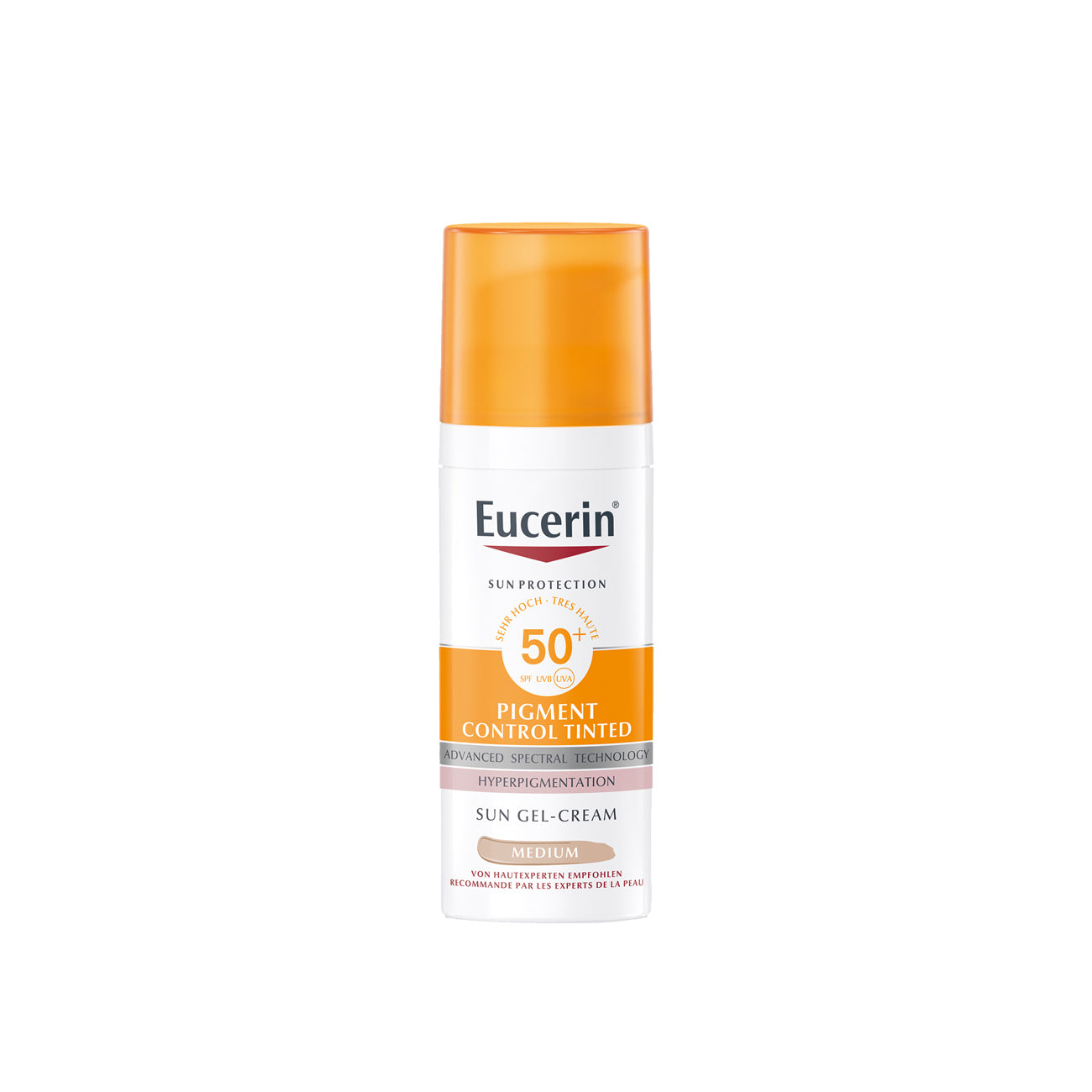 Eucerin Even Pigment Perfector Sun Fluid SPF 50+ Tinted Medium - Medaid - Lebanon