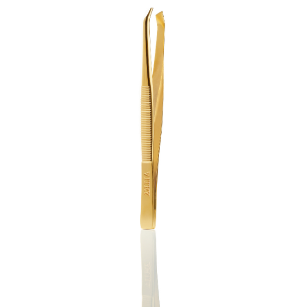tweezers in gold stainless steel - Medaid International