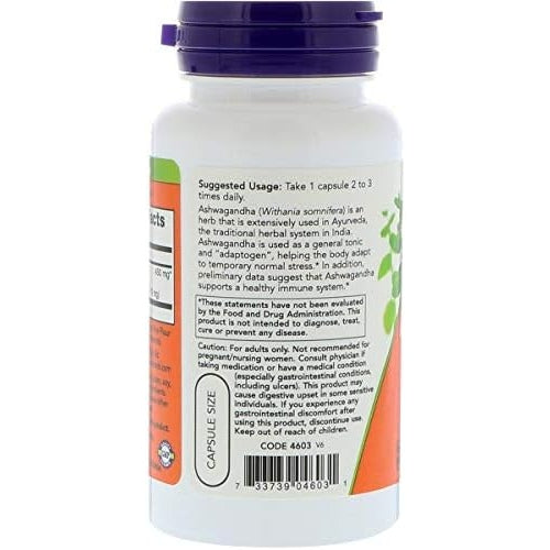 Now Foods Ashwaghanda Extract 450 mg 90 Veg Capsules - Medaid