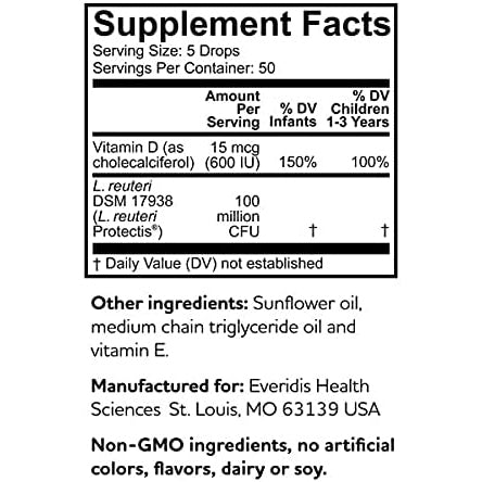 BioGaia Protectis Immune Active Baby | Probiotic + Vitamin D | 50 Day Supply - Medaid
