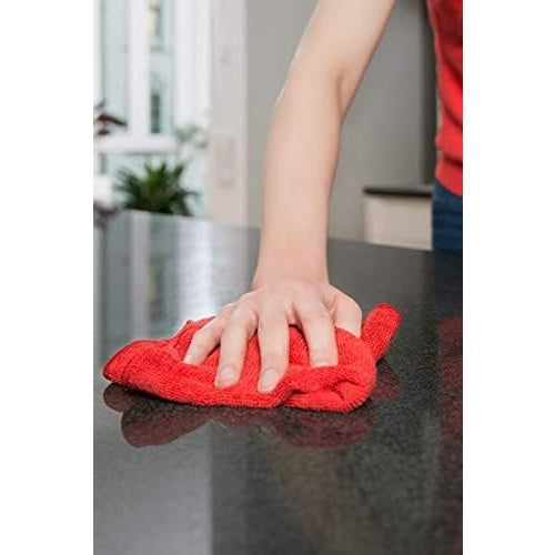 Vileda Microfibre Cloth, Absorbent, Hygienic, Versatile, Durable & Washable 30x30cm - 8 Pcs - Medaid