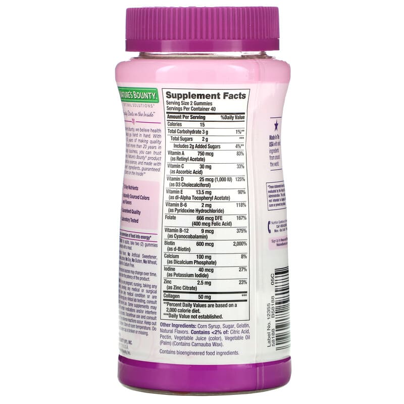 Nature's Bounty, Optimal Solutions, Women's Multivitamin Gummies, Raspberry, 80 Gummies - Medaid