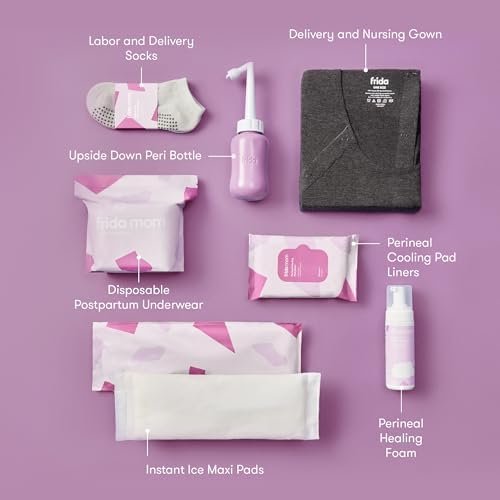 Frida Mom Hospital Kit - Labor,Delivery & Postpartum Recovery, Set Of 1, 15 Piece - Medaid