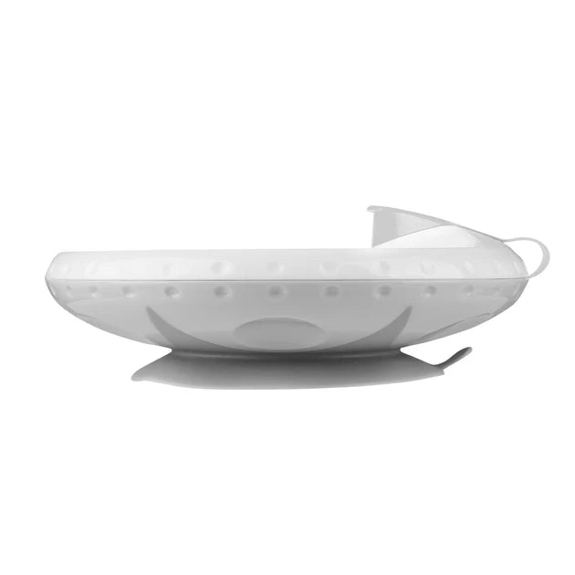 Food Temperature Maintaining Suction Bowl Grey - Medaid International