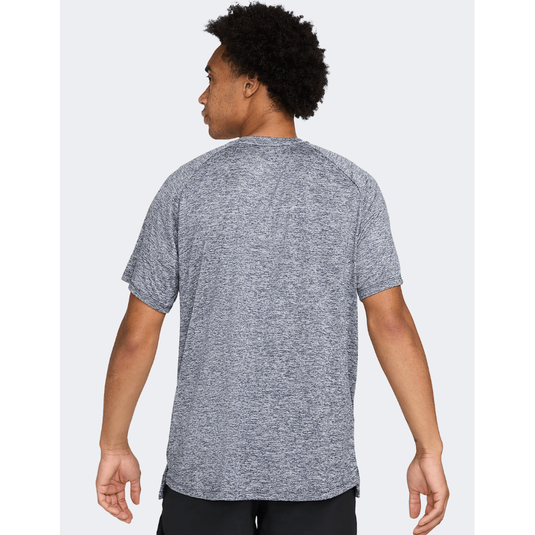 Nike Stride ADV Men Running T-Shirt Thunder Blue/Heather - Medaid