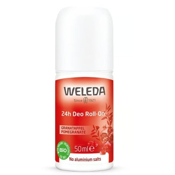 Weleda Pomegranate 24H Roll On Deodorant 50ML - Medaid