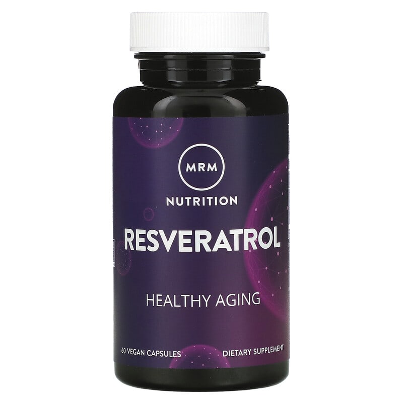 MRM Nutrition, Resveratrol, 60 Vegan Capsules - Medaid