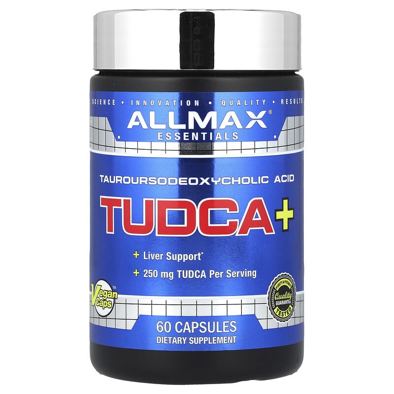 ALLMAX, TUDCA+, 250 mg, 60 Capsules - Medaid