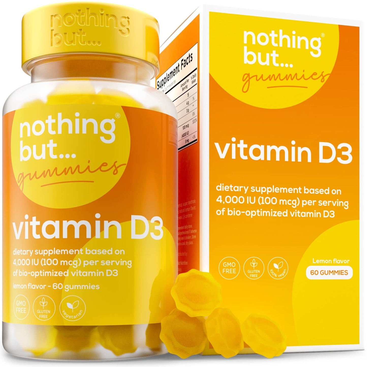 Vitamin D3 Gummies by Nothing But⦠- Medaid - Lebanon