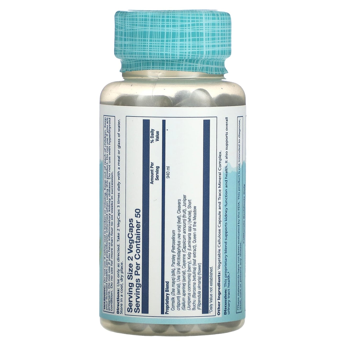 Solaray, Kidney Blend SP-6, 100 VegCaps - Medaid