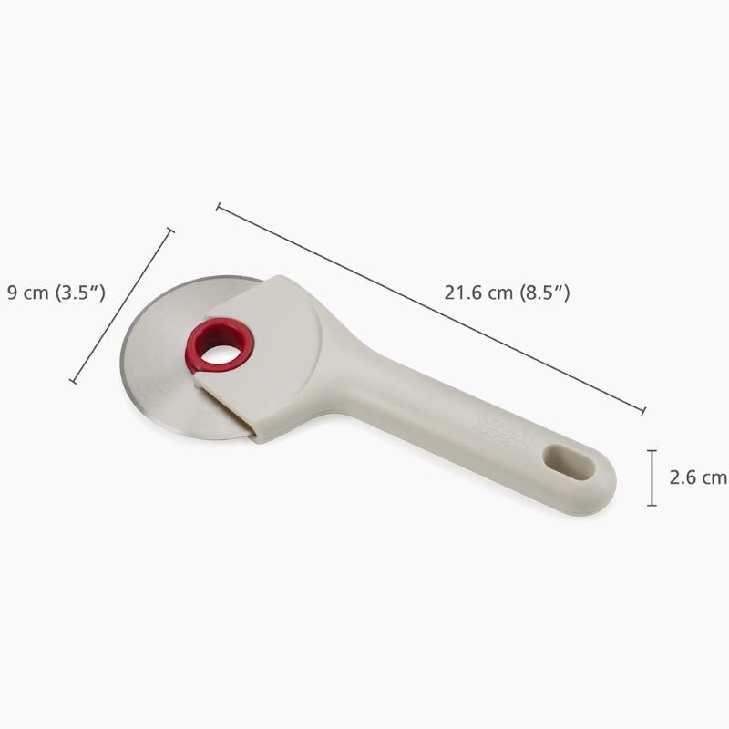 Joseph Joseph Ringo™ Easy-clean Red Pizza Cutter - Medaid
