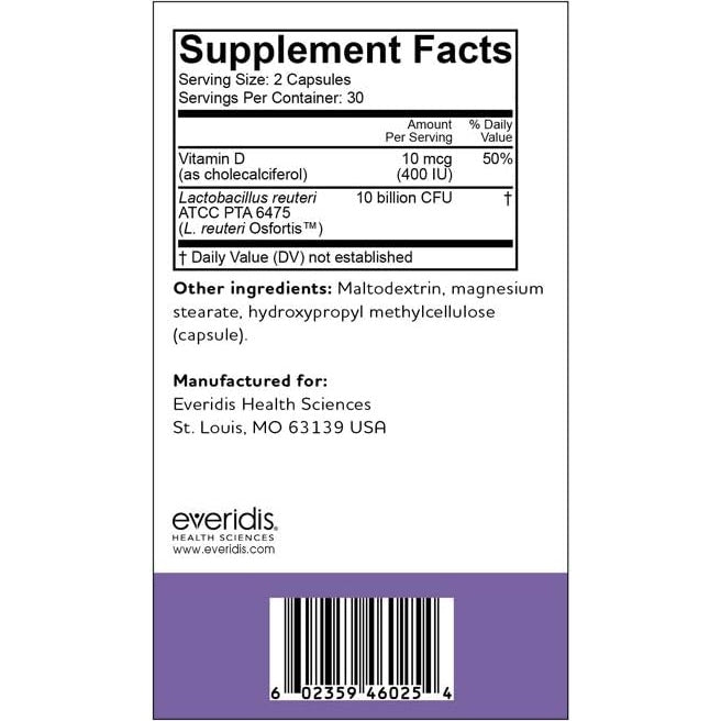 BioGaia Osfortis, Women’s Probiotic - 60 Capsules, 1 Pack - Medaid
