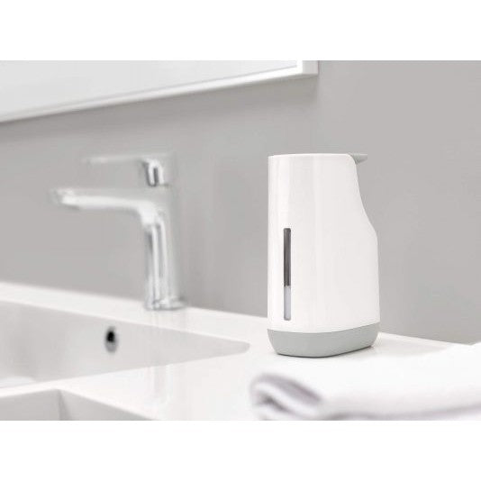 Joseph Joseph Slim Compact Soap Dispenser with Non-Drip Nozzle, Gray - Medaid