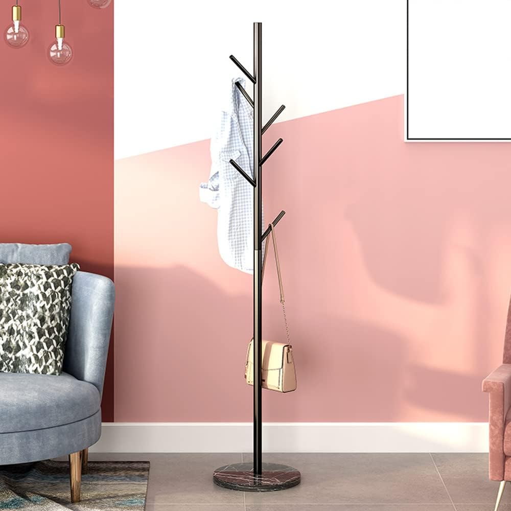 n Gear Coat Rack Coat Racks Free Standing Hat Rack Clothes Stand Coat Tree Coat Hanger (Gold-Tree Shape) - Medaid