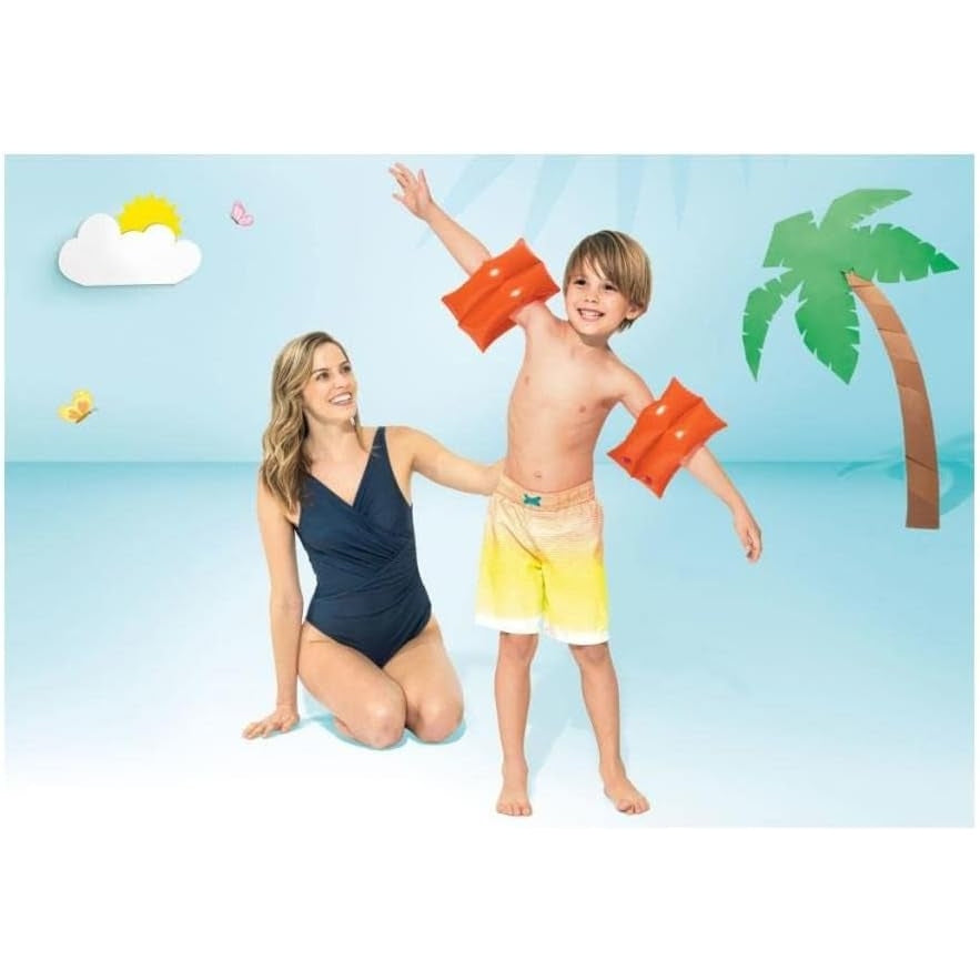 Intex Recreation 59642EP 10-Inch by 6-Inch Swim Arm Bands - Medaid