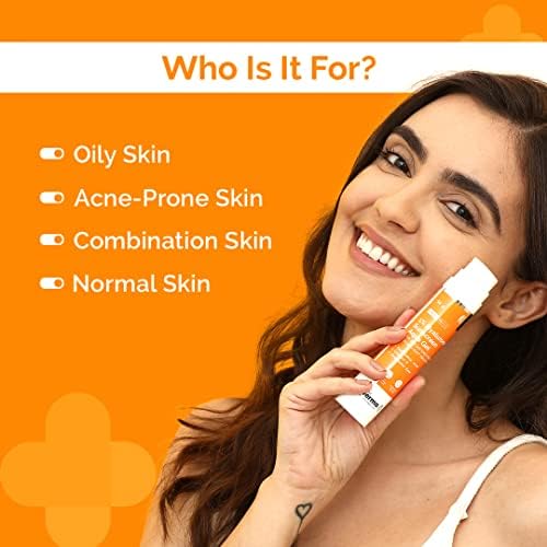 The Derma Co Hyaluronic Sunscreen Aqua Ultra Light Gel With Spf 50 Pa++++ For Broad Spectrum, UV A, UV B & Blue Light Protection For Oily Skin - 50G(Dermaco), Pack Of 1 - Medaid