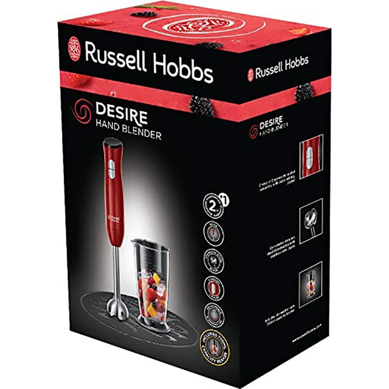 Russell Hobbs Hand Blender Desire - Red - Medaid