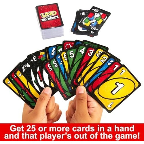 UNO Show ‘em No Mercy Card Game for Kids, Adults & Family Night, Parties and Travel - Medaid
