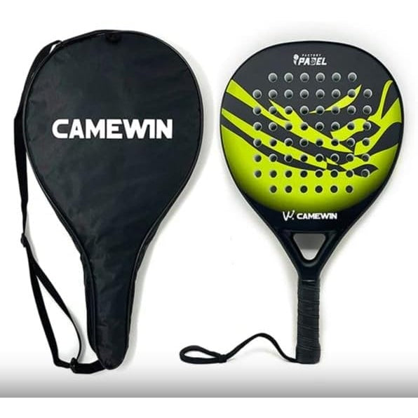 Adventure Lab Paddle Tennis Rackets with Carry Bag Made of Carbon Fiber and Grit Face with Eva Memory Foam Core - Medaid