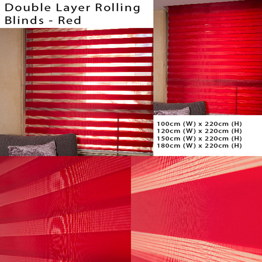 Double Layer Rolling Blinds - Medaid