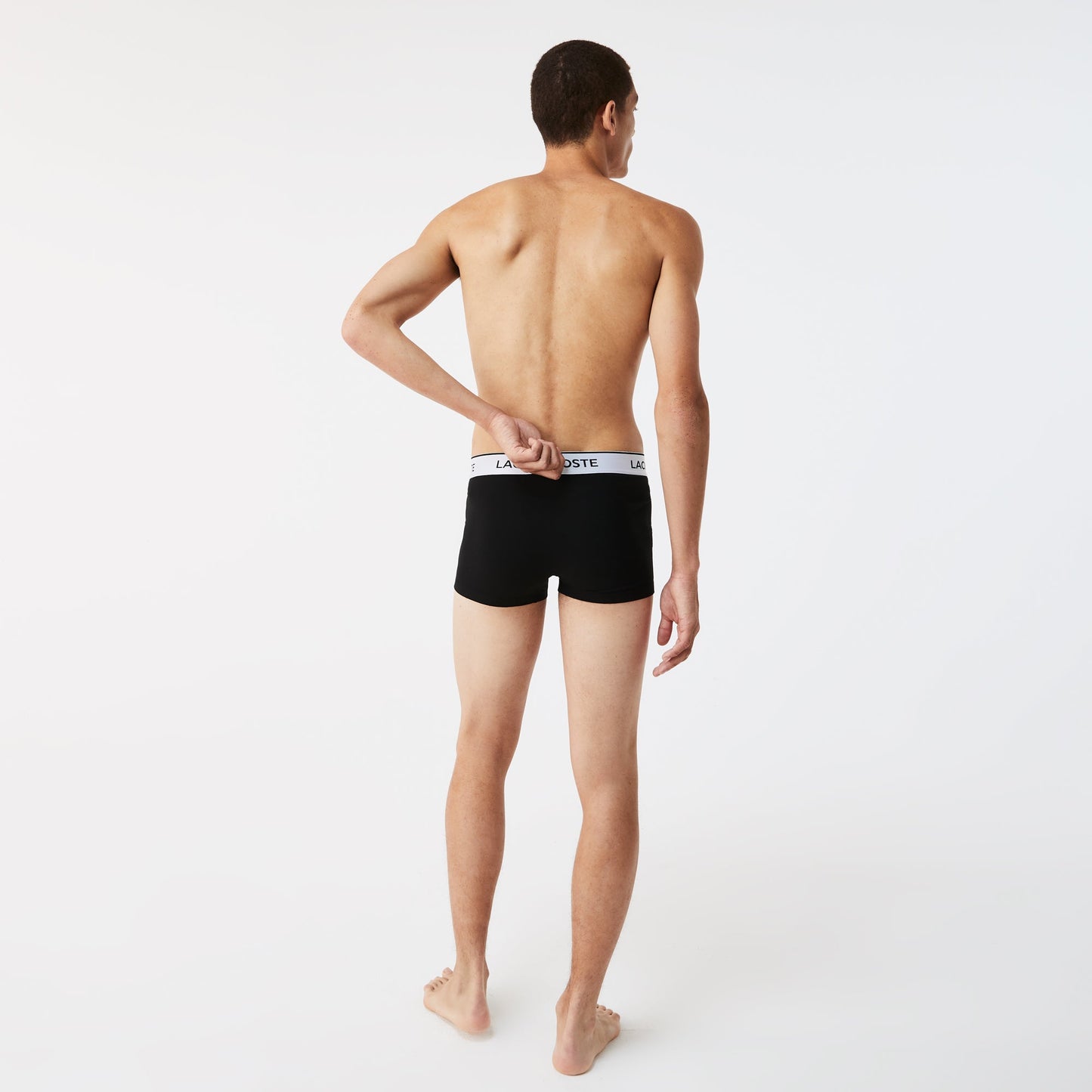 Men's Lacoste Contrast Waistband Trunk Three-Pack - Medaid International