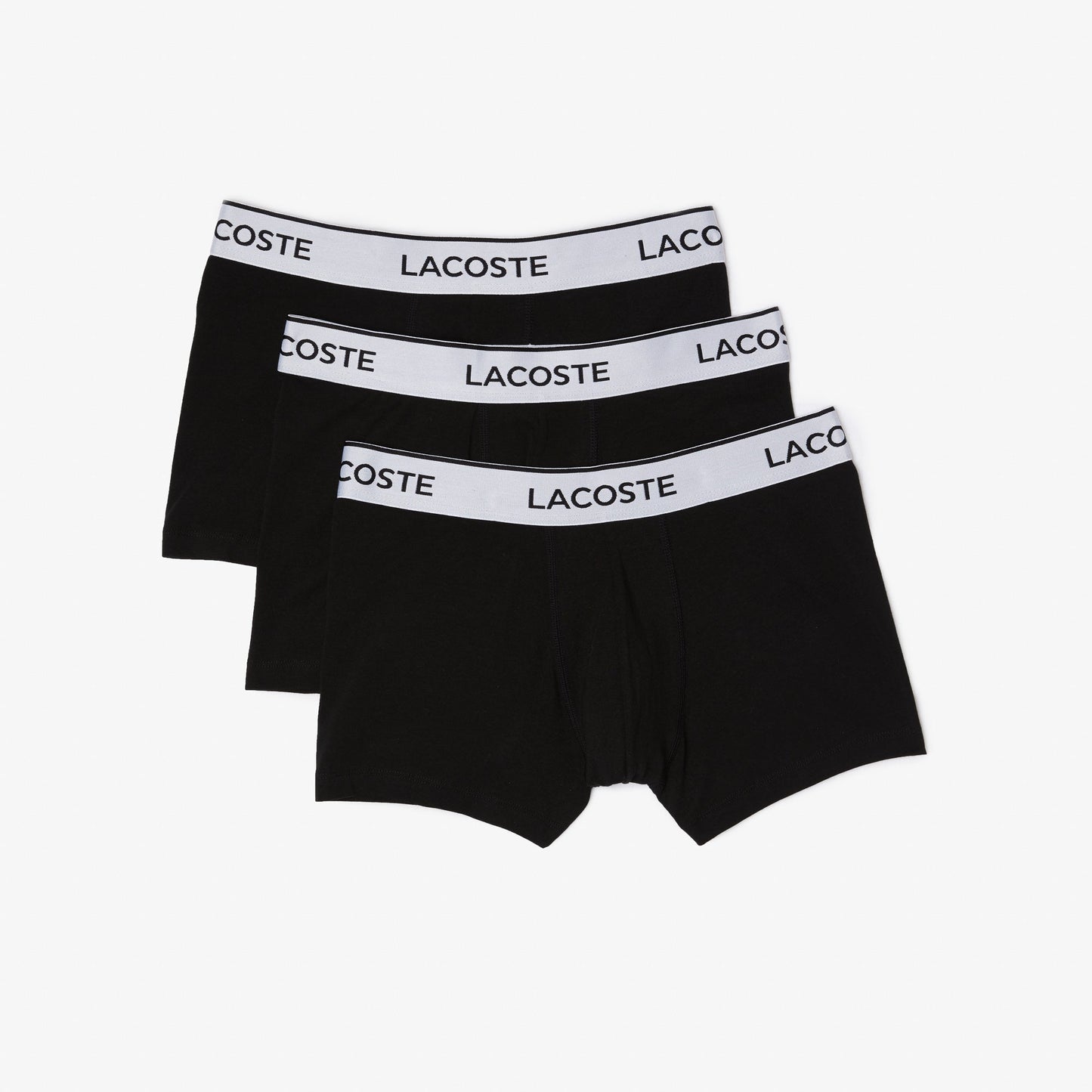 Men's Lacoste Contrast Waistband Trunk Three-Pack - Medaid International