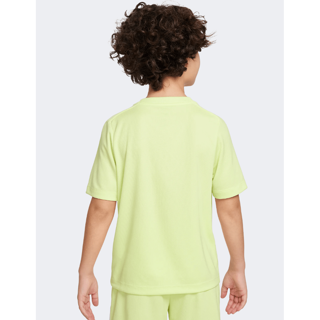Nike Df Multi Boys Training T-Shirt Light Lemon/White - Medaid