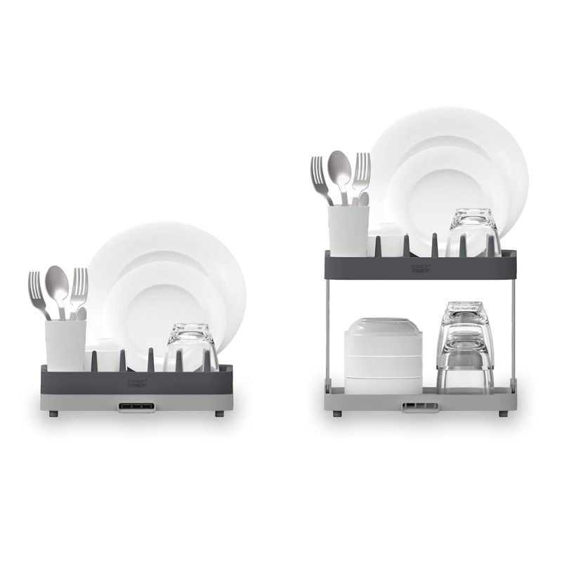 Joseph Joseph Duo 2-Tier Dish Rack - Grey - Medaid