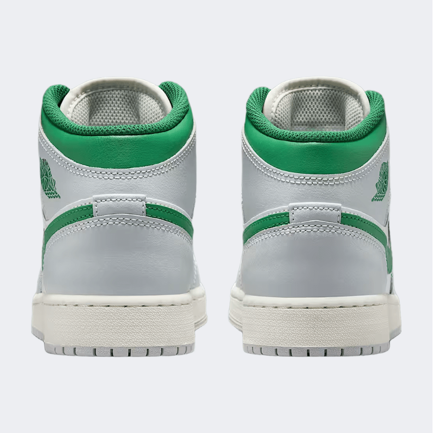 Nike Air Jordan 1 Mid Gs-Boys Lifestyle Shoes Summit White - Medaid