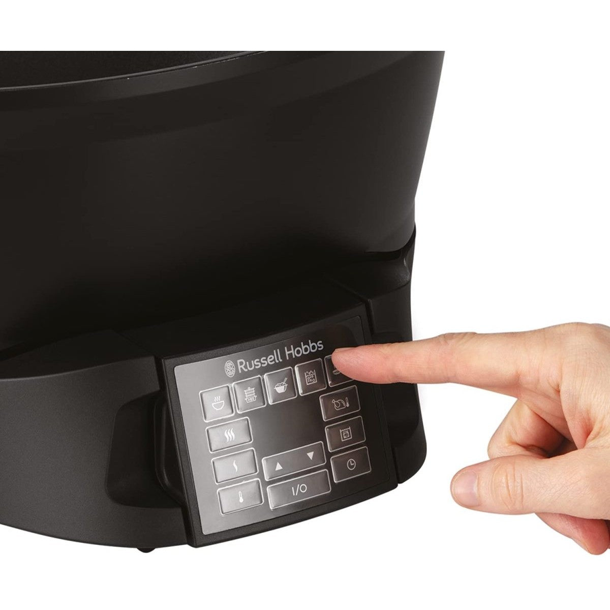 Russell Hobbs Good-to-Go Multicooker - 8 Versatile Functions including Slow Cooker, Sous Vide, Rice and Food Steamer, Black, 750 Watt - Medaid