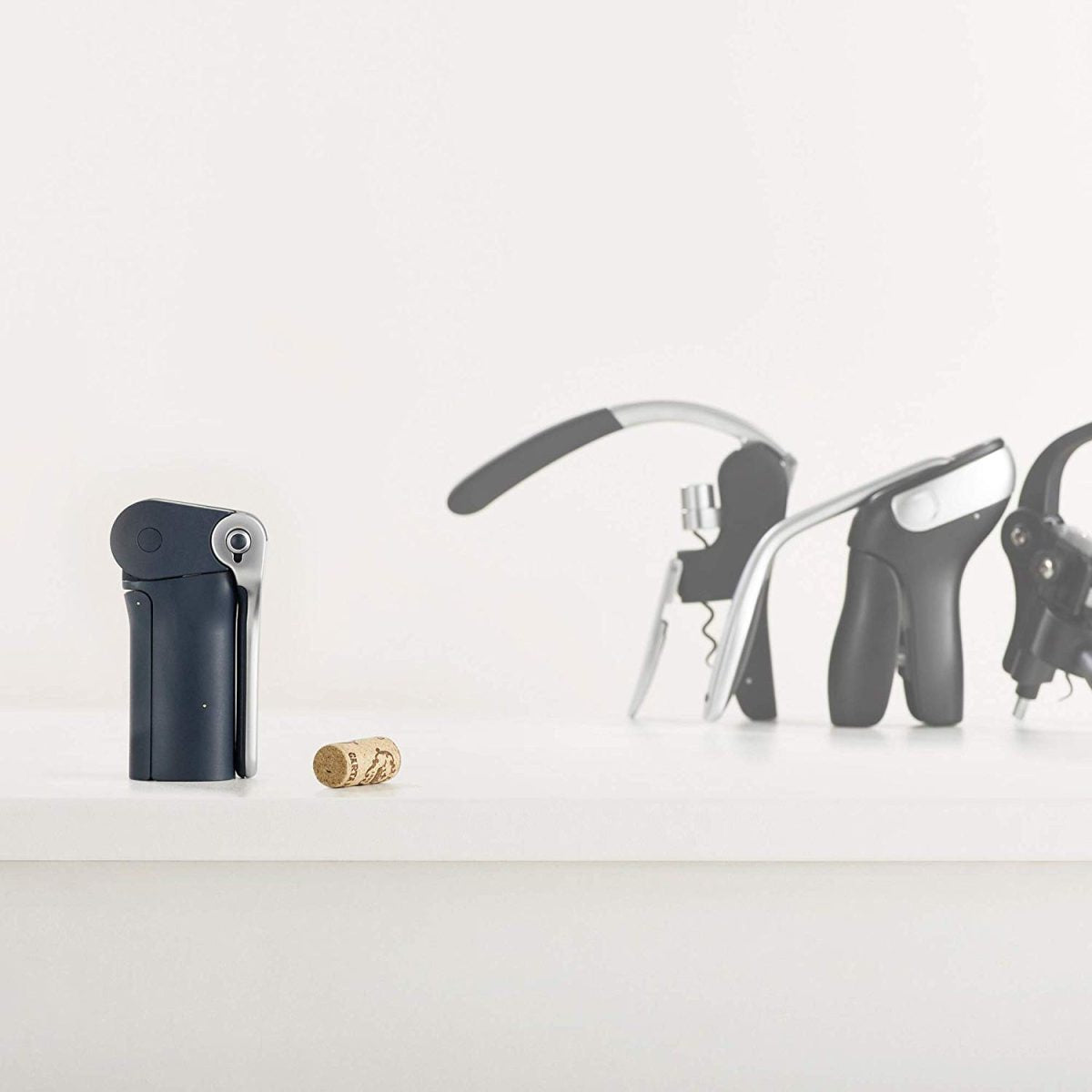 Joseph Joseph BarWise Compact Folding Lever Corkscrew Wine Opener with Foil Cutter, One-size, Blue - Medaid
