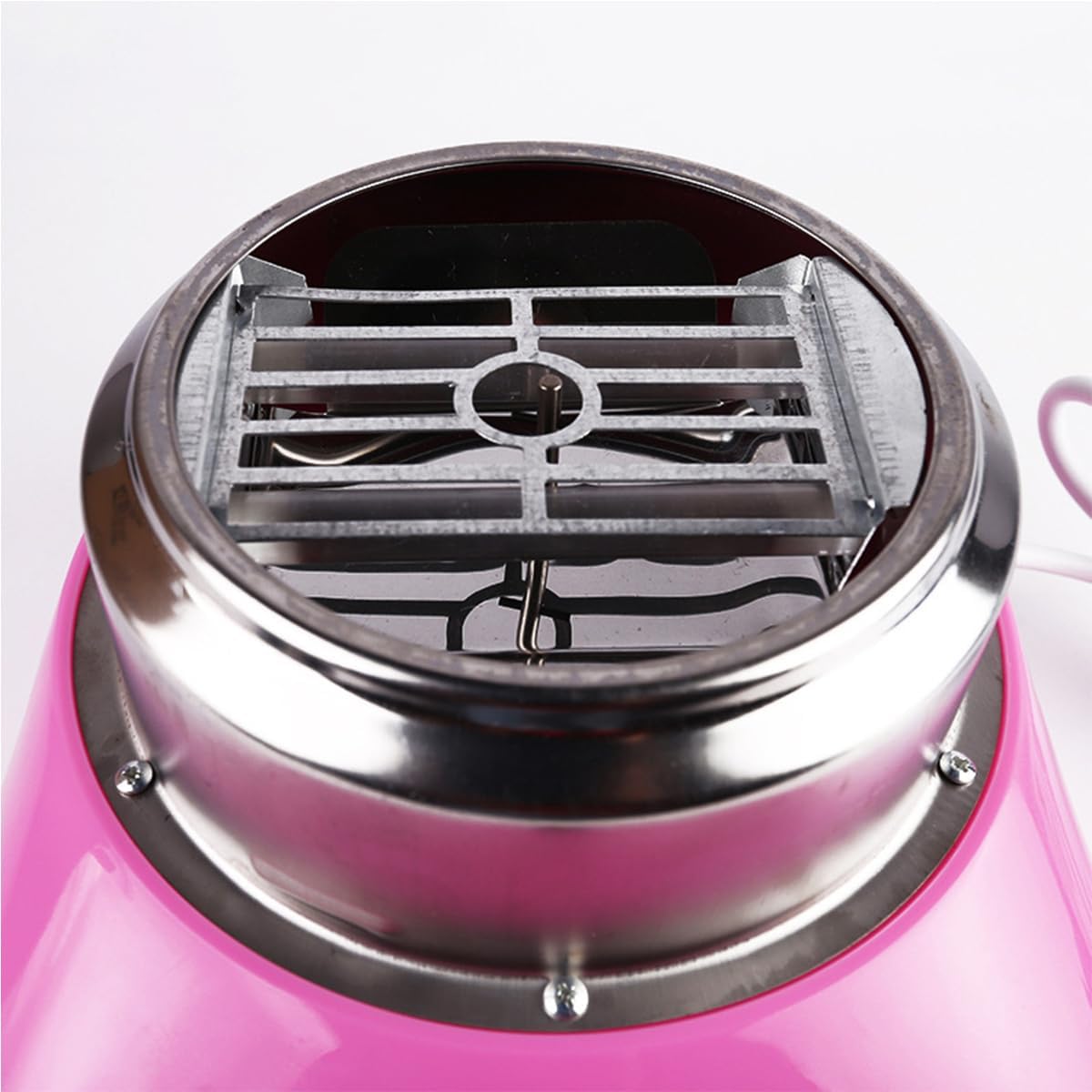 Cotton Candy Machine 450W Mini Electric Maker, DIY Sugar Floss Machine, Suitable for Parties, Cookouts or Just a Special Surprise | Pink - Medaid