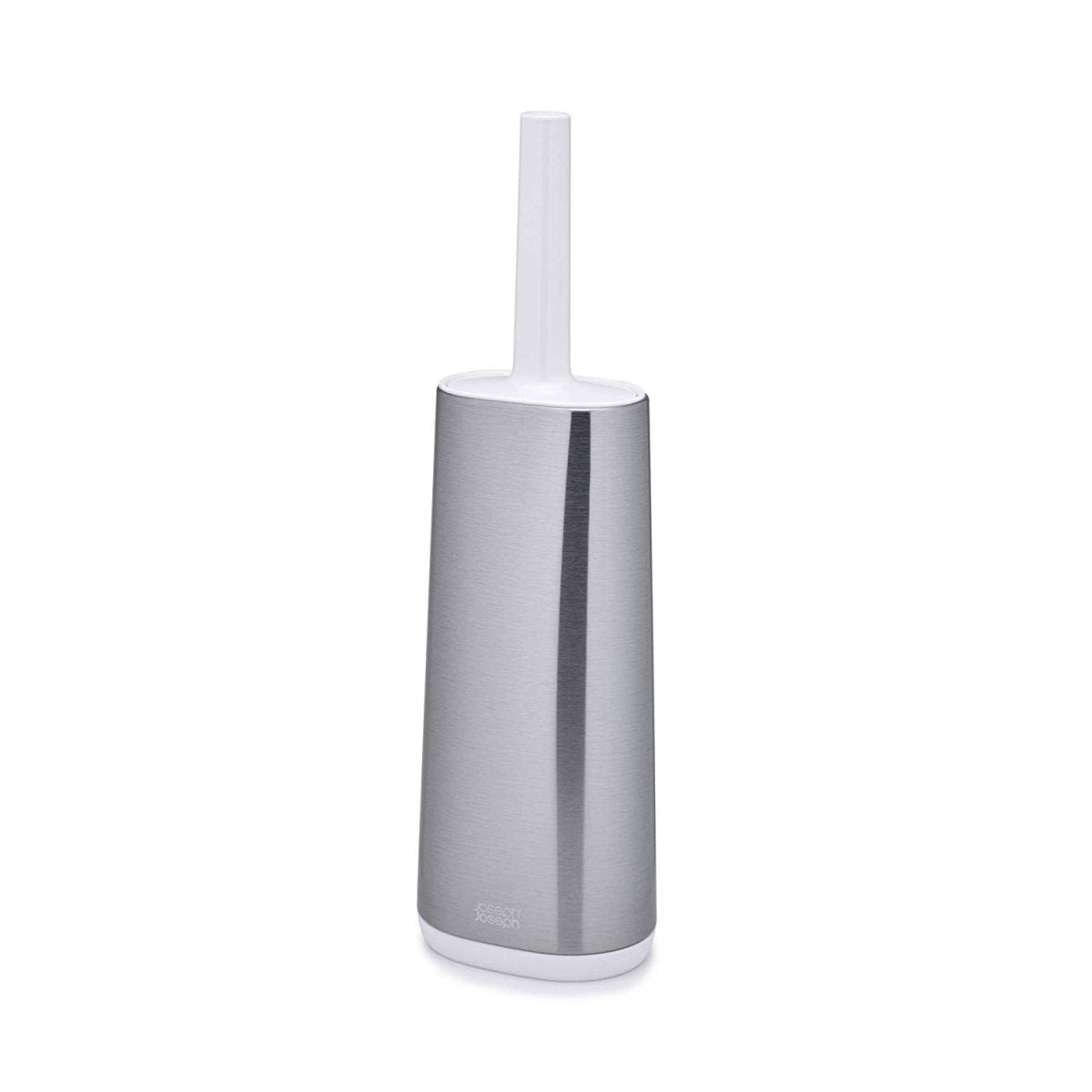 Joseph Joseph EasyStore Butler Toilet Paper Holder Stand and Flex Toilet Brush with Shelf and Drawer, Stainless Steel - Medaid