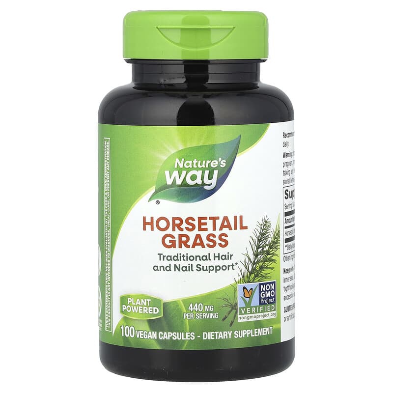 Nature's Way, Horsetail Grass, 440 mg, 100 Vegan Capsules - Medaid