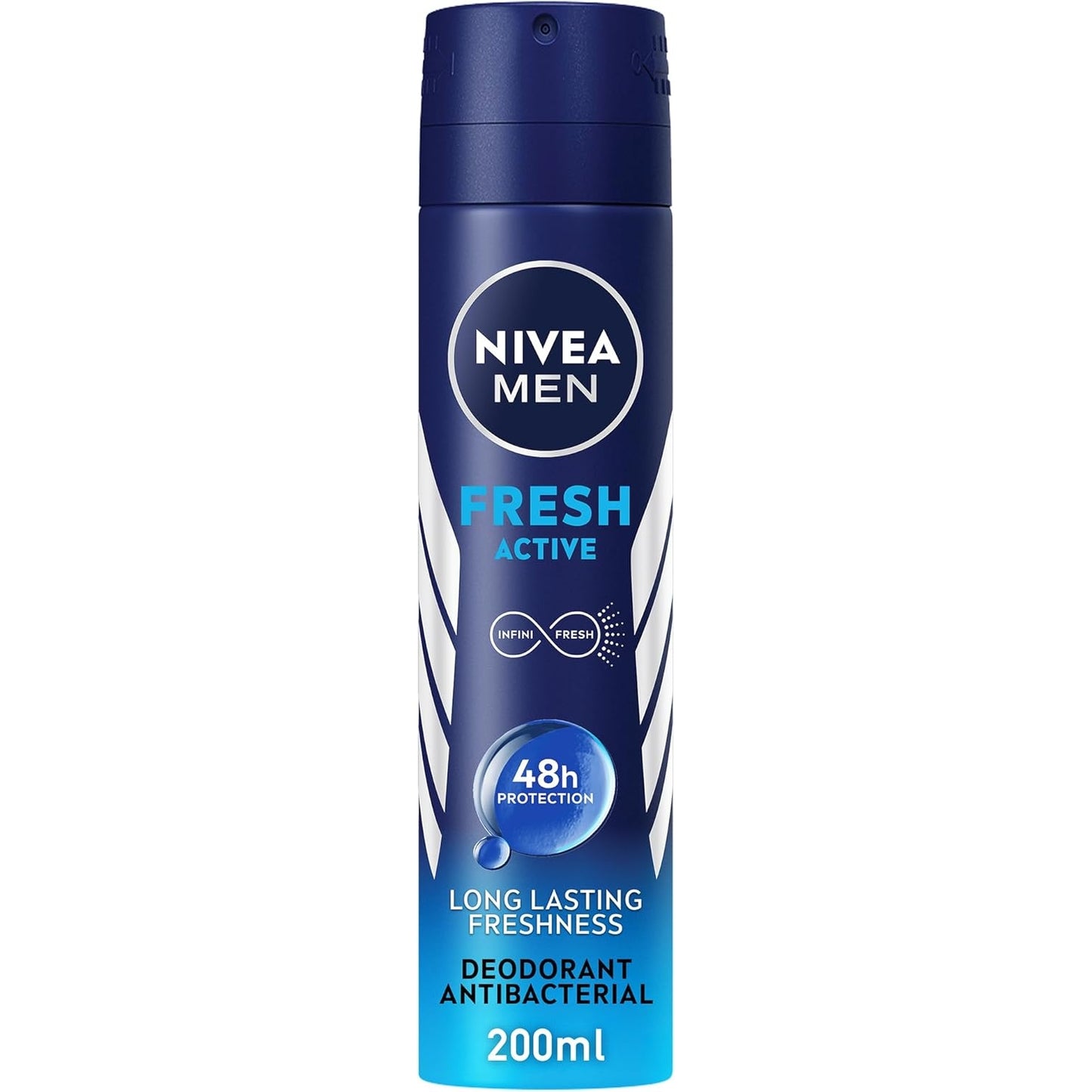 NIVEA MEN Antiperspirant Roll-on for Men, Fresh Active Fresh Scent, 2x50ml - Medaid