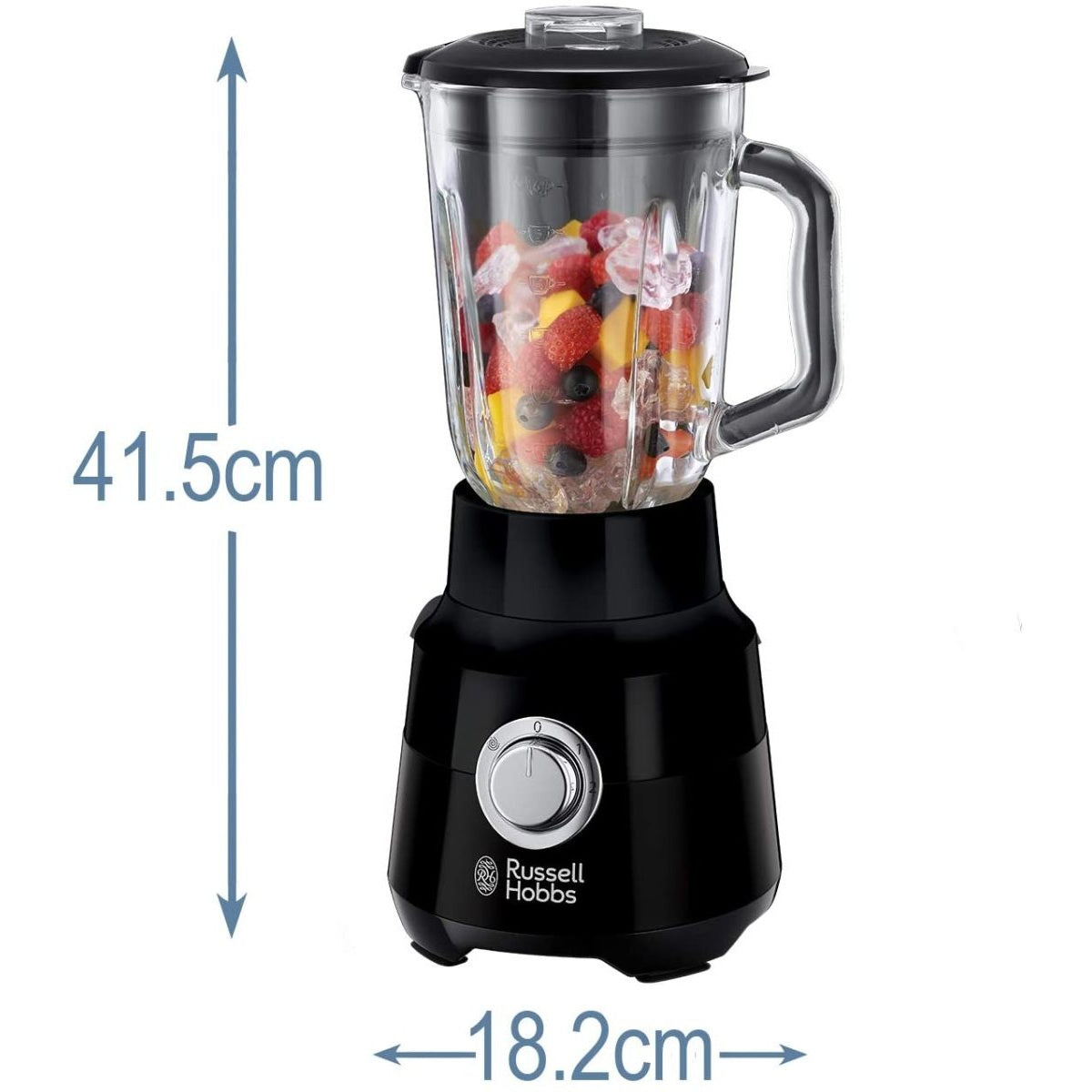 Russell Hobbs Desire Jug Blender, 1.5 Litre, Matte Black - Medaid