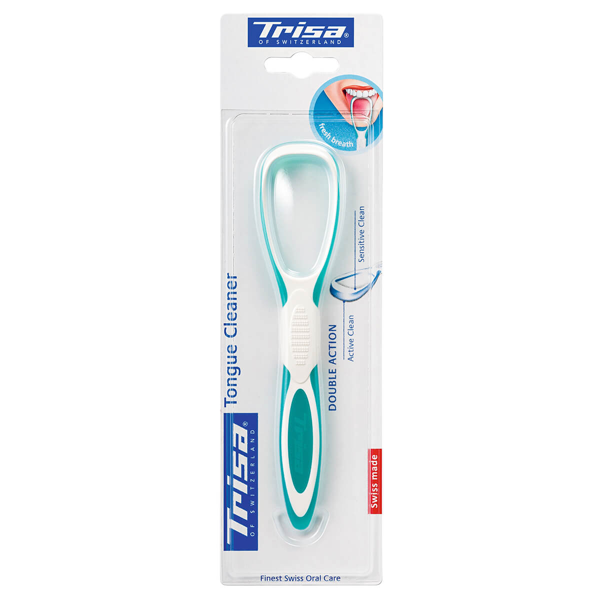 Trisa Tongue Cleaner 1pc - Green - Medaid - Lebanon