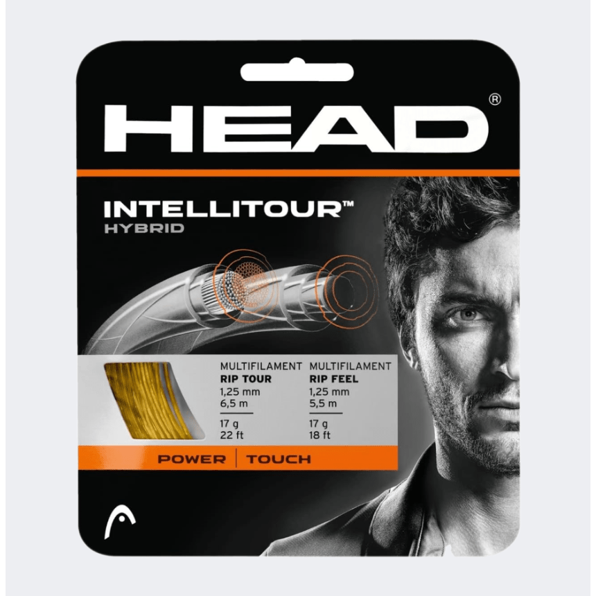 Head Intellitour 17 Tennis Strings Natural - Medaid
