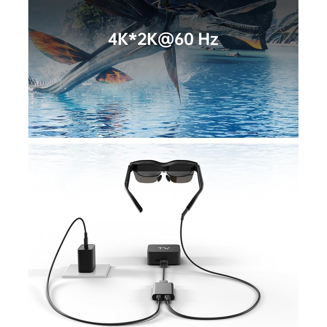 HDMI to Type-C and charging adapter for AR Glasses - Medaid