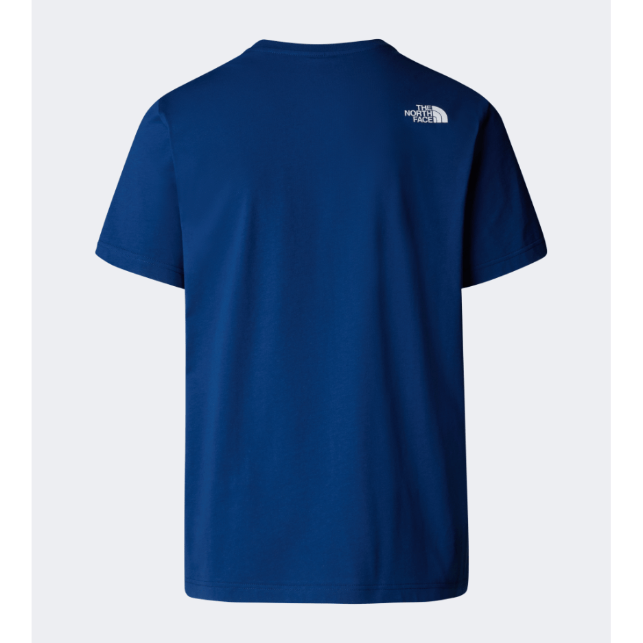 The North Face Mountain Line Men Lifestyle T-Shirt Estate Blue - Medaid