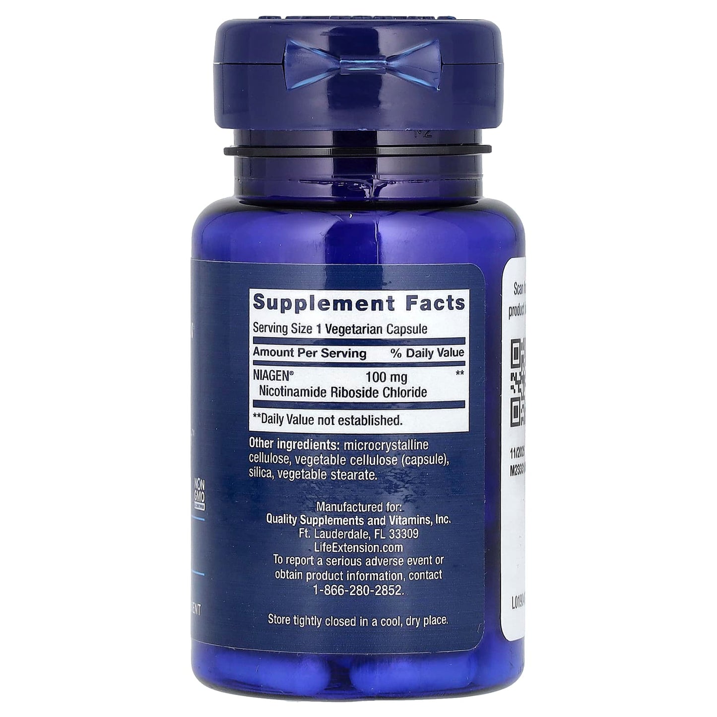 Life Extension, NAD+ Cell Regenerator, 100 mg, 30 Vegetarian Capsules - Medaid