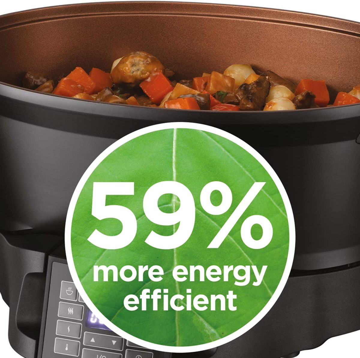 Russell Hobbs Good-to-Go Multicooker - 8 Versatile Functions including Slow Cooker, Sous Vide, Rice and Food Steamer, Black, 750 Watt - Medaid