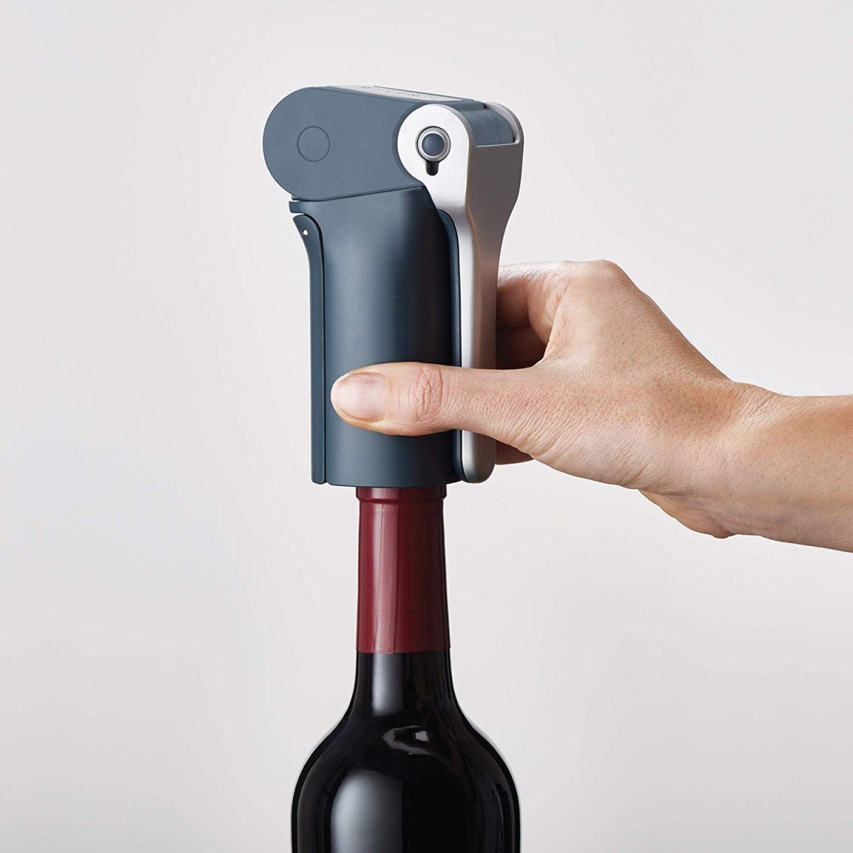 Joseph Joseph BarWise Compact Folding Lever Corkscrew Wine Opener with Foil Cutter, One-size, Blue - Medaid