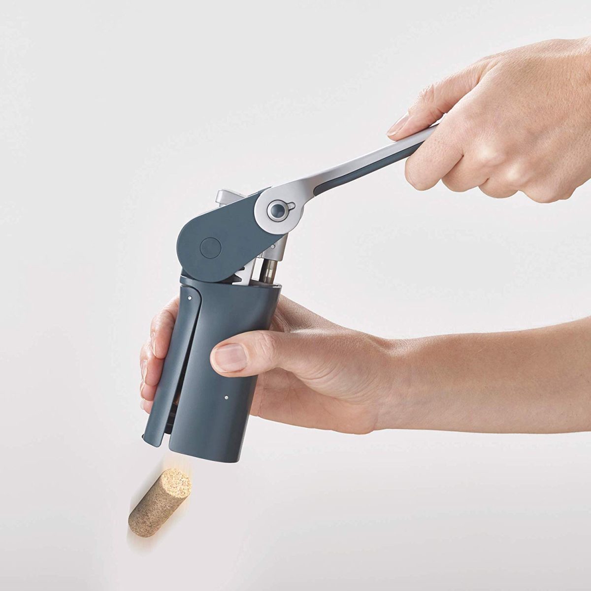 Joseph Joseph BarWise Compact Folding Lever Corkscrew Wine Opener with Foil Cutter, One-size, Blue - Medaid
