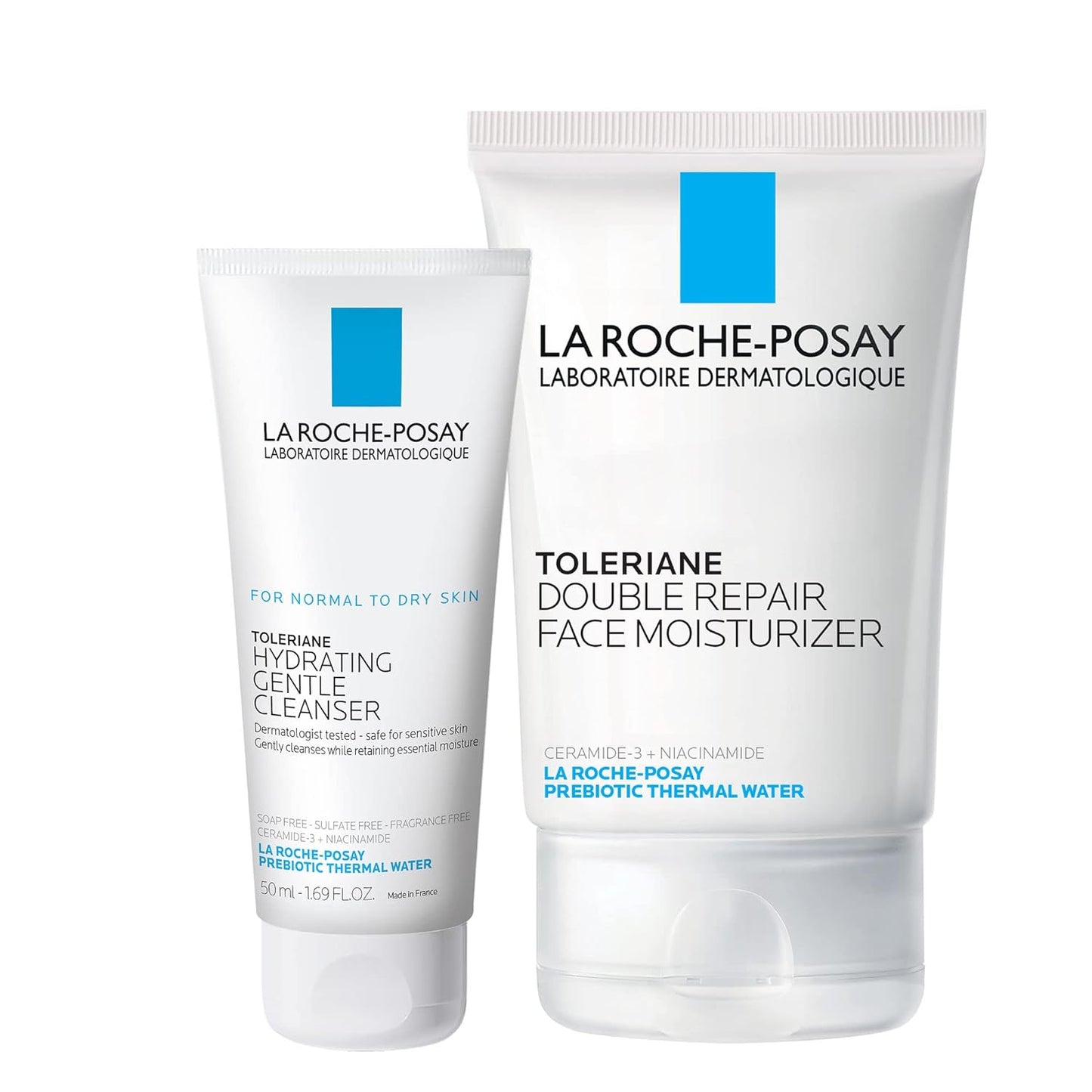 La Roche-Posay Toleriane Double Repair Face Moisturizer | Daily Moisturizer Face Cream with Ceramide and Niacinamide for All Skin Types | Oil Free | Fragrance Free - Medaid