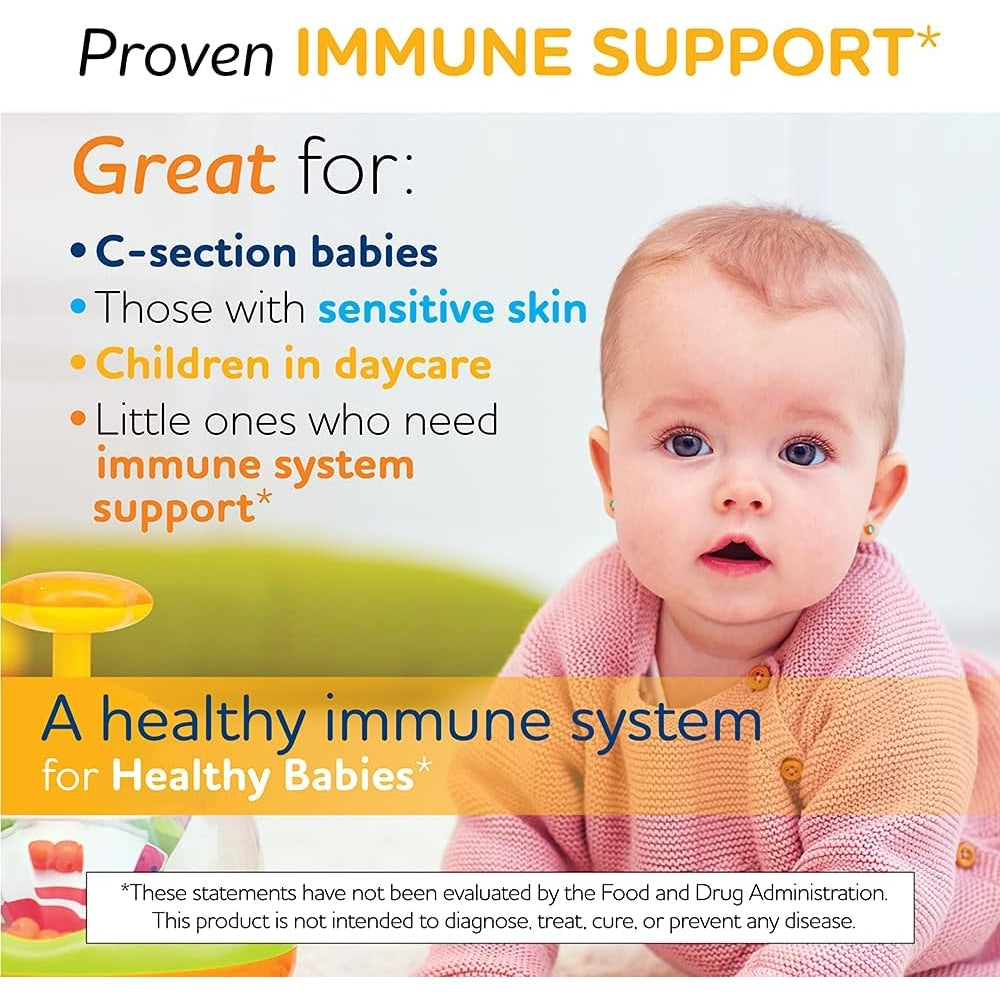 BioGaia Protectis Immune Active Baby | Probiotic + Vitamin D | 50 Day Supply - Medaid