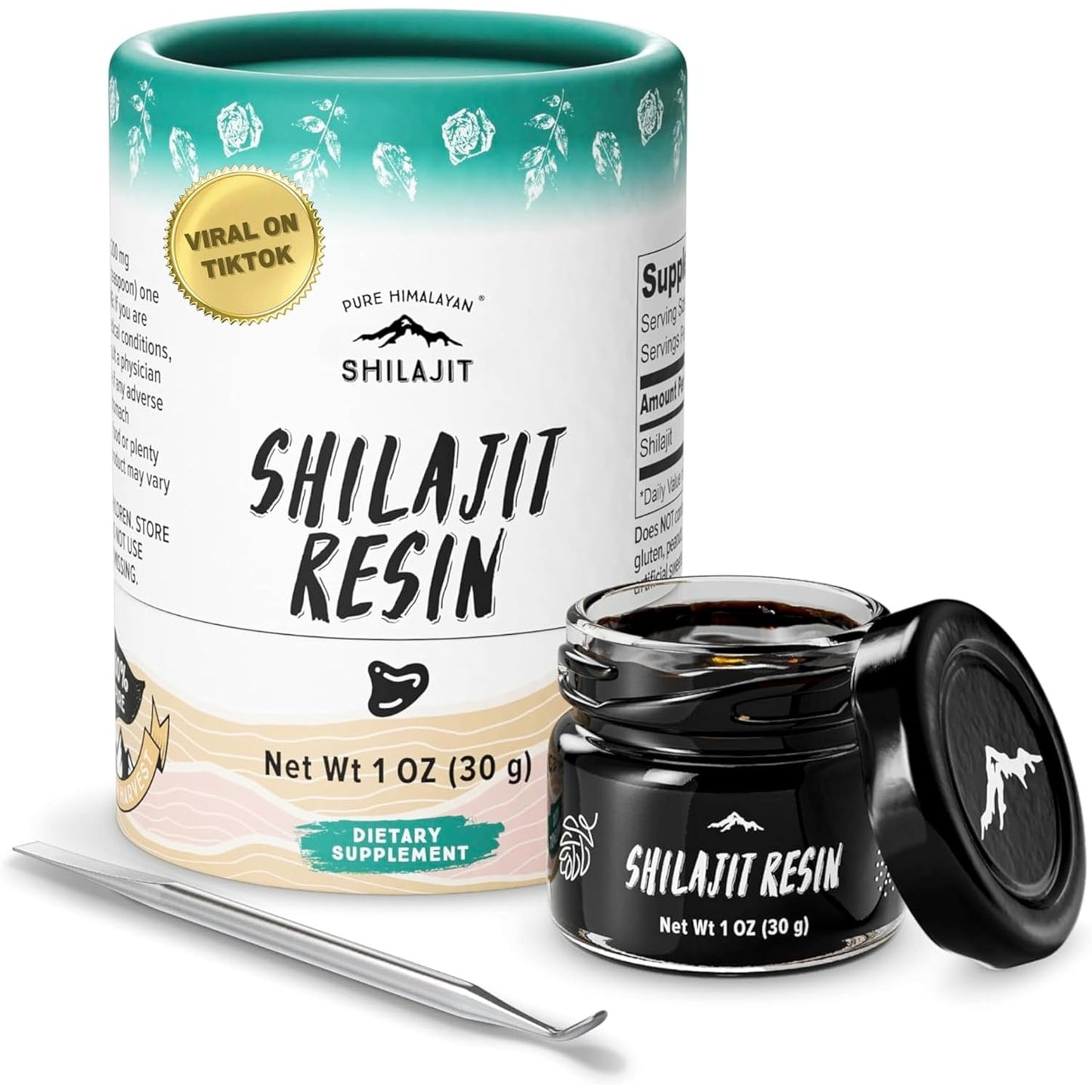Pure Himalayan Shilajit, High Nutritional Potency, Grade A Shilajit Resin with 85+ Plant-Derived Trace Minerals and Fulvic Acid, Energy & Immune Suport for Men and Women, 3rd Party US Lab Tested (115g) - Medaid International