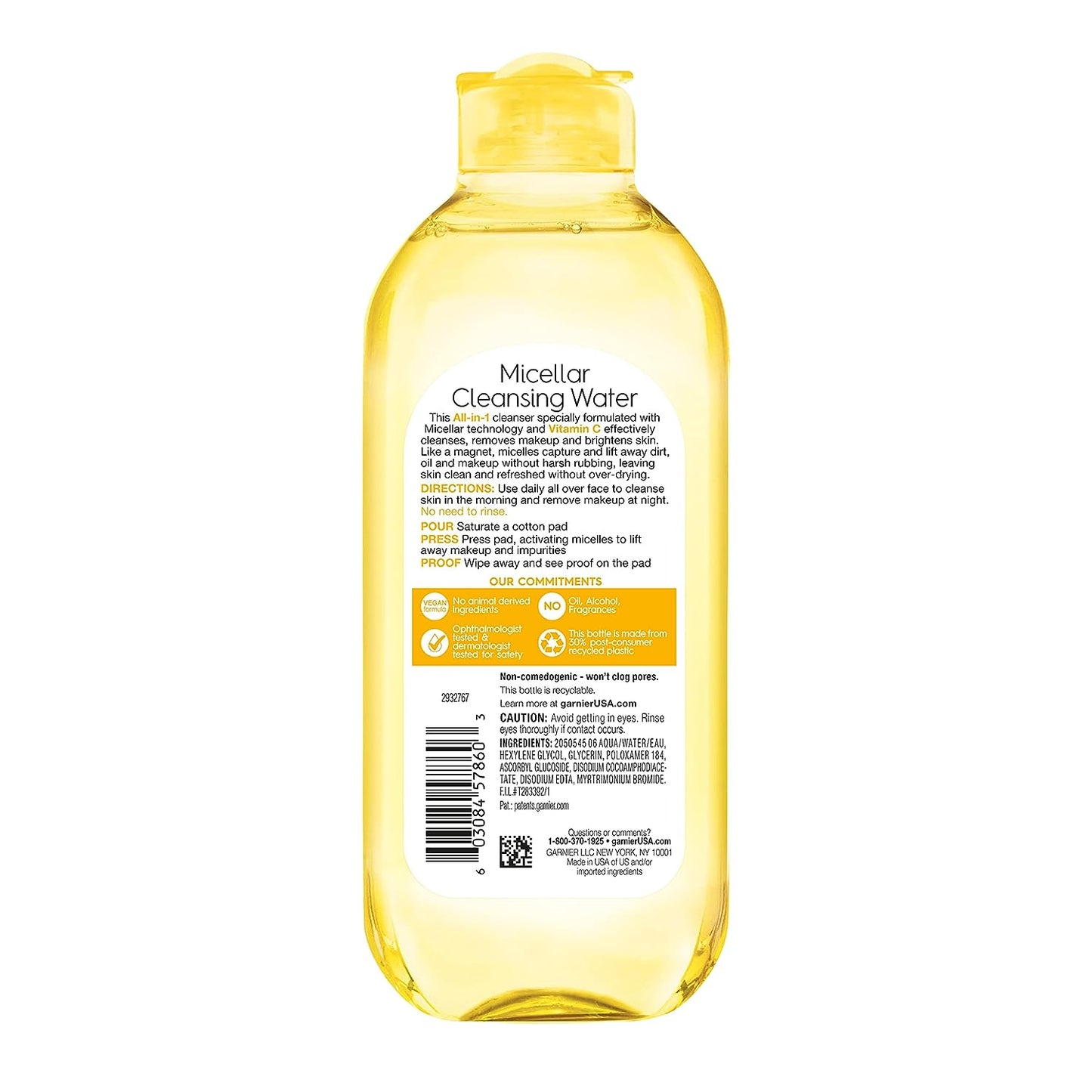Garnier Micellar Brightening Cleansing Water with Vitamin C - Medaid - Lebanon