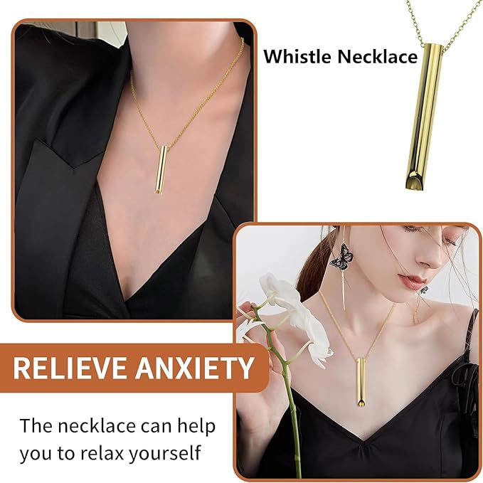 Anxiety Relief Breathing Necklace/LUVV Breathe Rose - 1 pc - Medaid