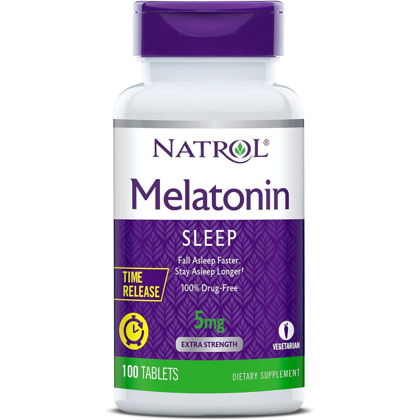Natrol Sleep Melatonin 5mg Fast Dissolve Tablets, Nighttime Sleep Aid for Adults, 200 Strawberry-Flavored Melatonin Tablets, 200 Day Supply - Medaid